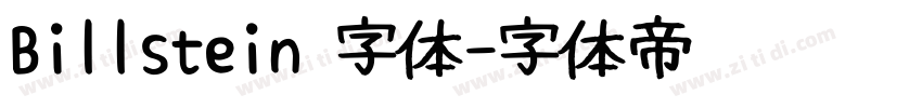 Billstein 字体字体转换